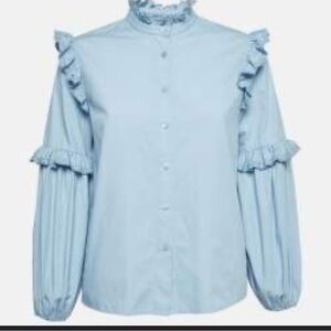 Maje Blue Top 1 or S